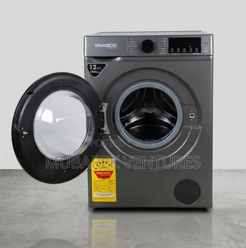 Nasco 12kg Front Load Washing Machine