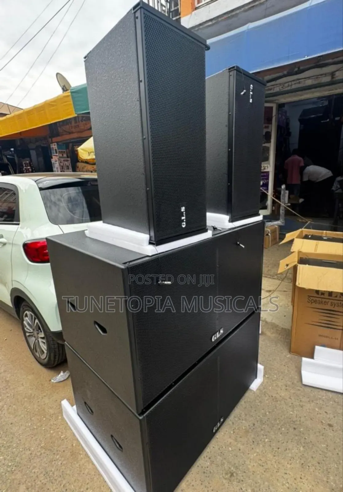 Pair of GLS Subwoofer 12inches GLS Line Array With Rack Set