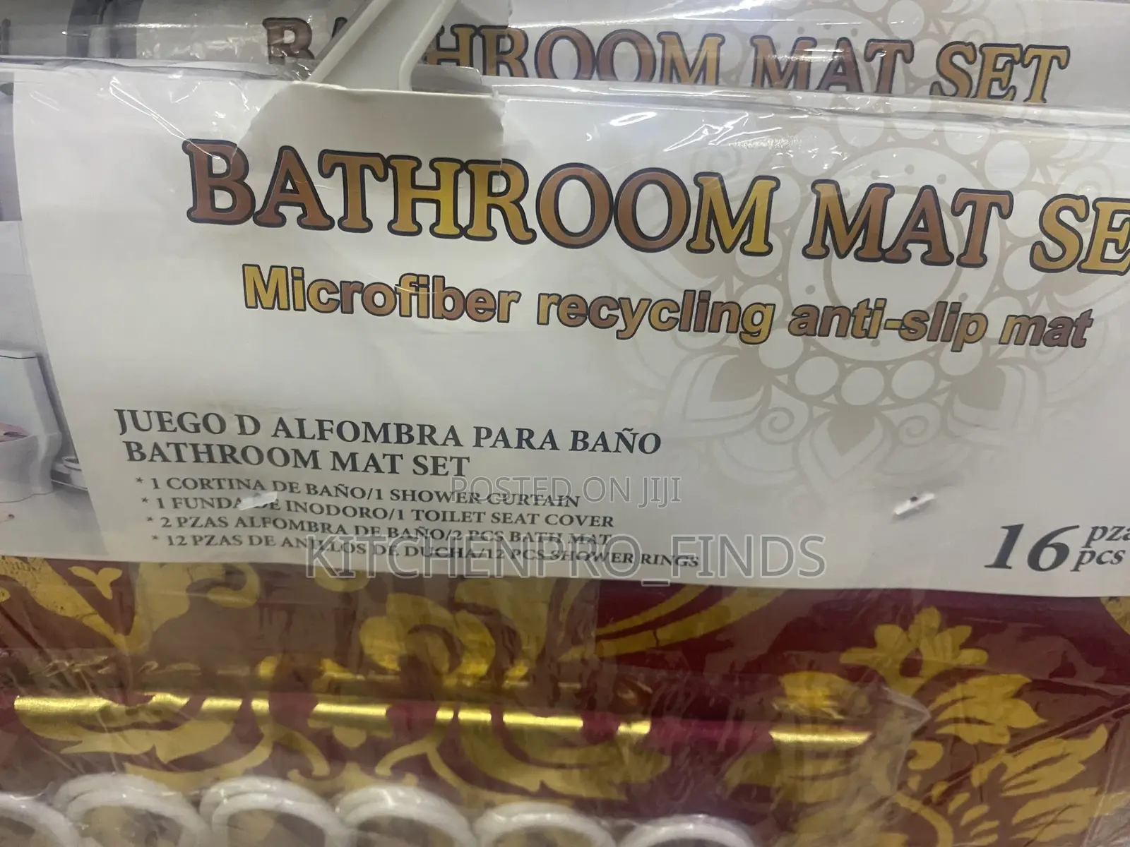 Bathroom Mat Set (16pcs)