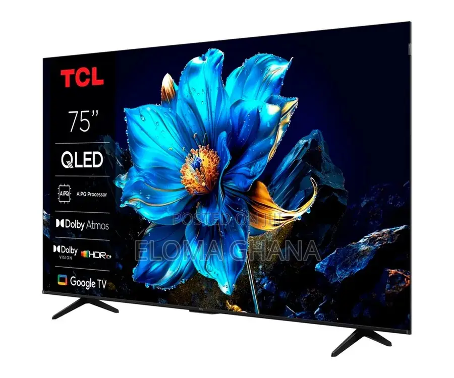 All New TCL 75 Inch Qled Smart Google Tv - 75p7k