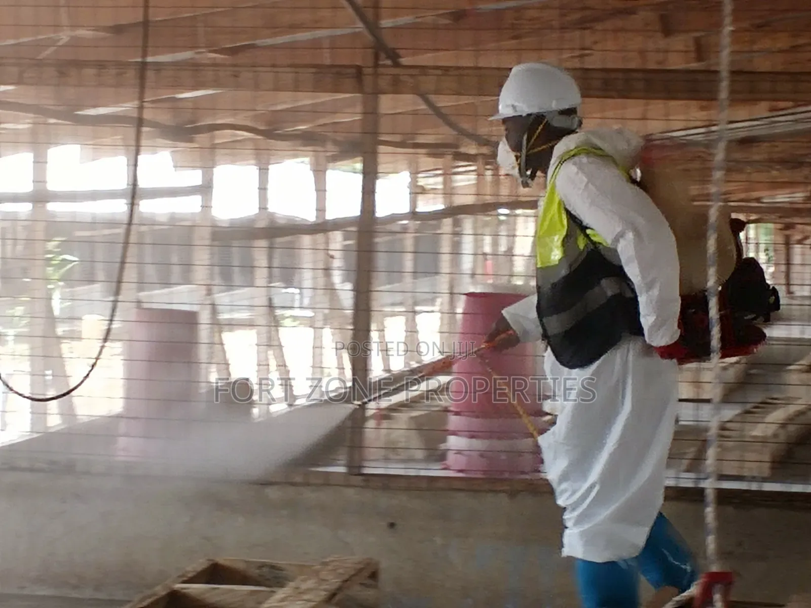 Penthouses For Chicken And Animals Farms Disinfection Works