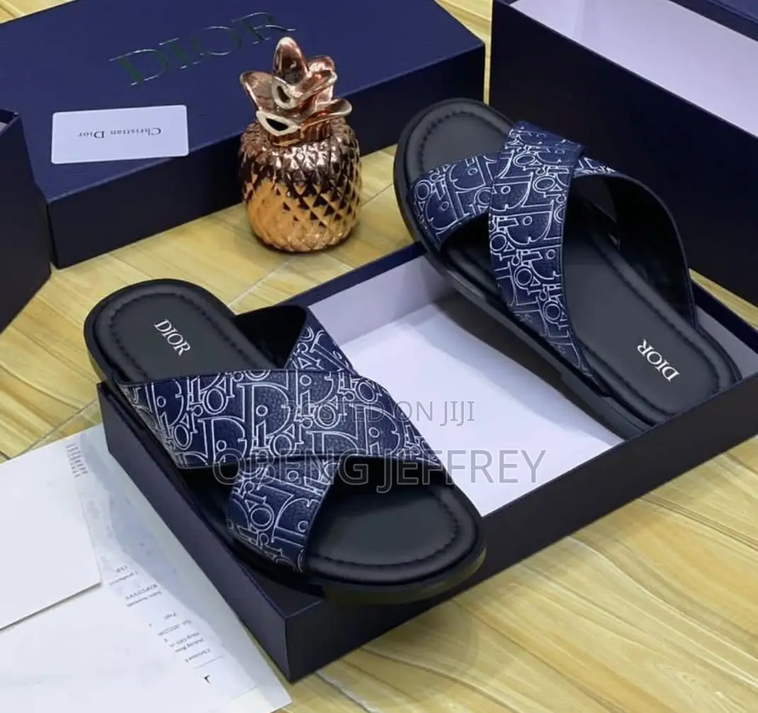 Original Dior Alias Crossed Slippers in Colours