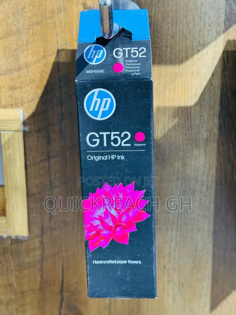 Hp Gt52 Magenta Original Ink
