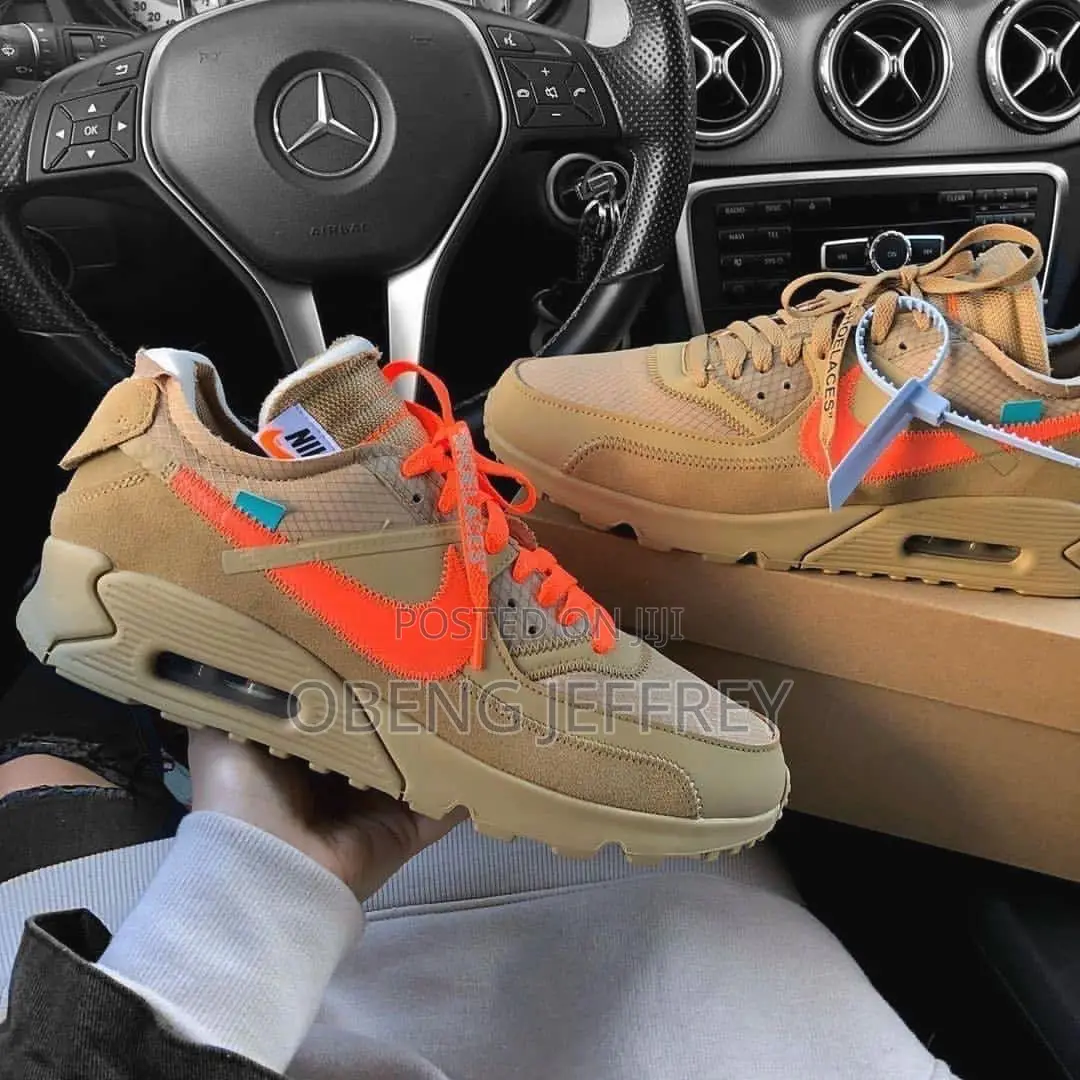 Original Nike Off-White Airmax Desert Ore Color