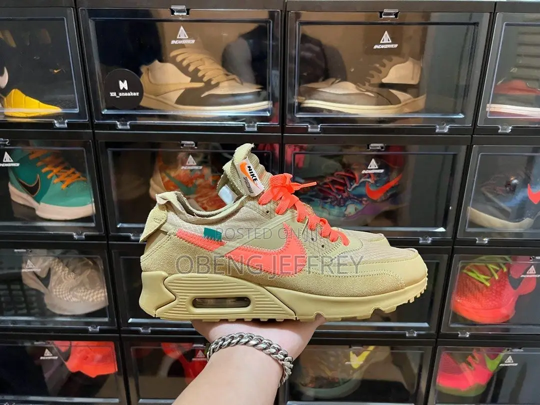 Original Nike Off-White Airmax Desert Ore Color