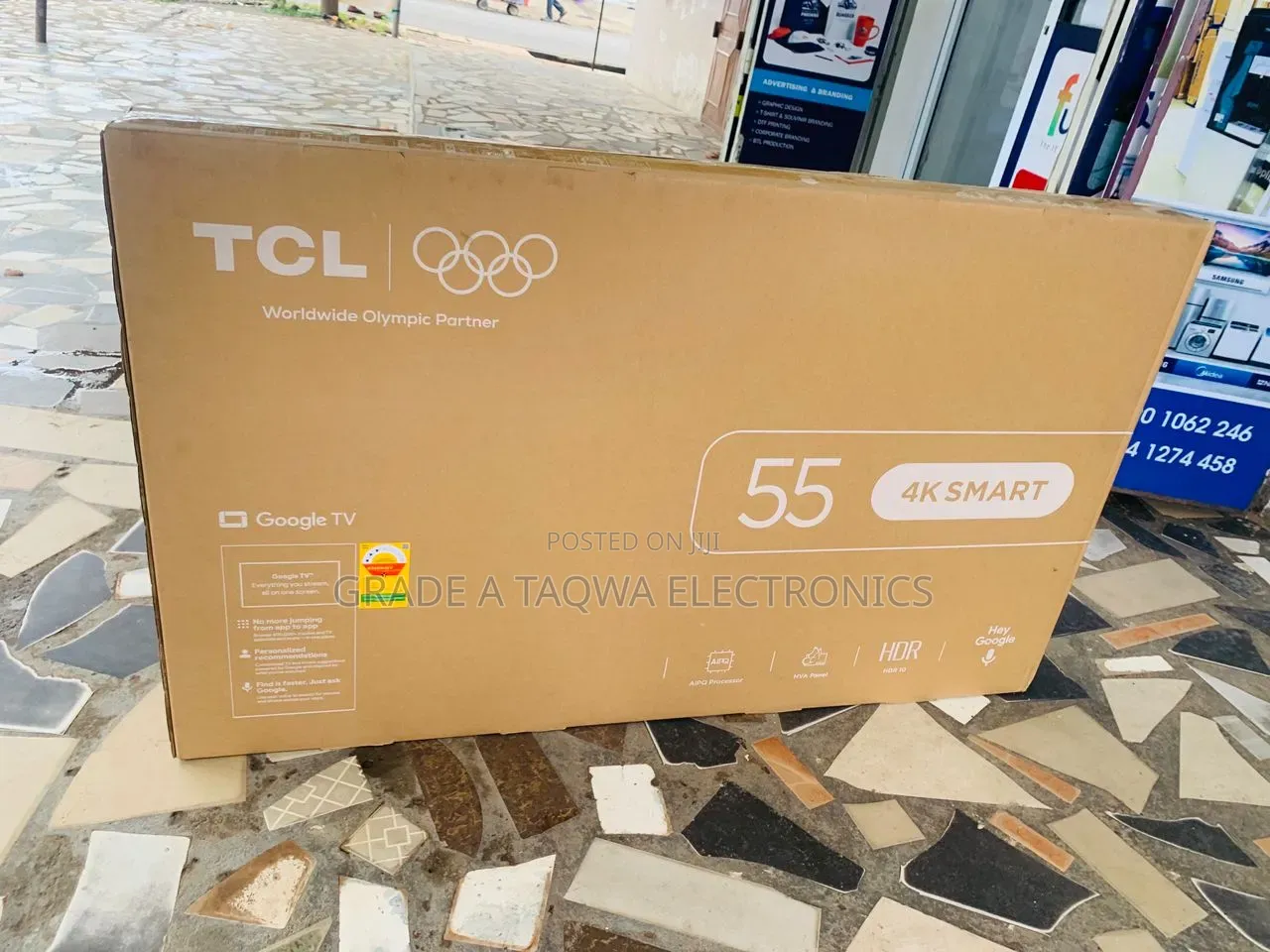 Very Vivid Smart TCL 55inch Smart Tv