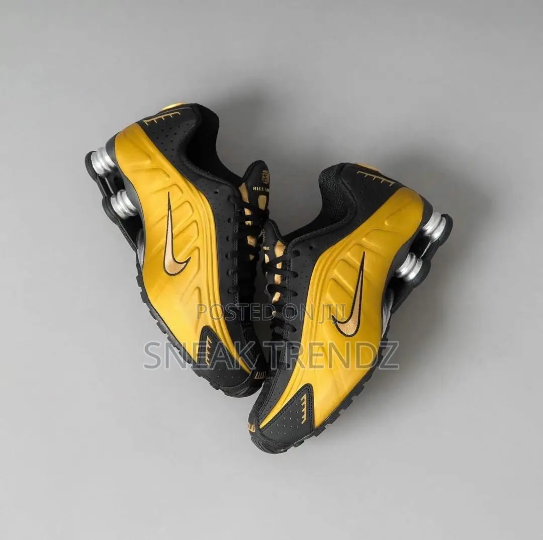 Nike Air Shox Golden Yellow N Black
