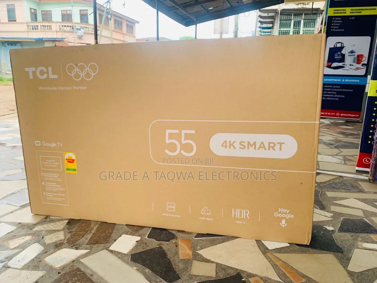 Glossy Smart 55inch TCL Smart Tv