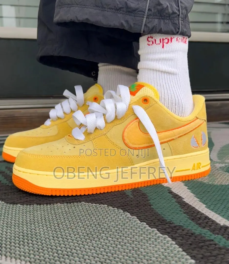 Original Nike Airforce 1 Low Duck Yellow