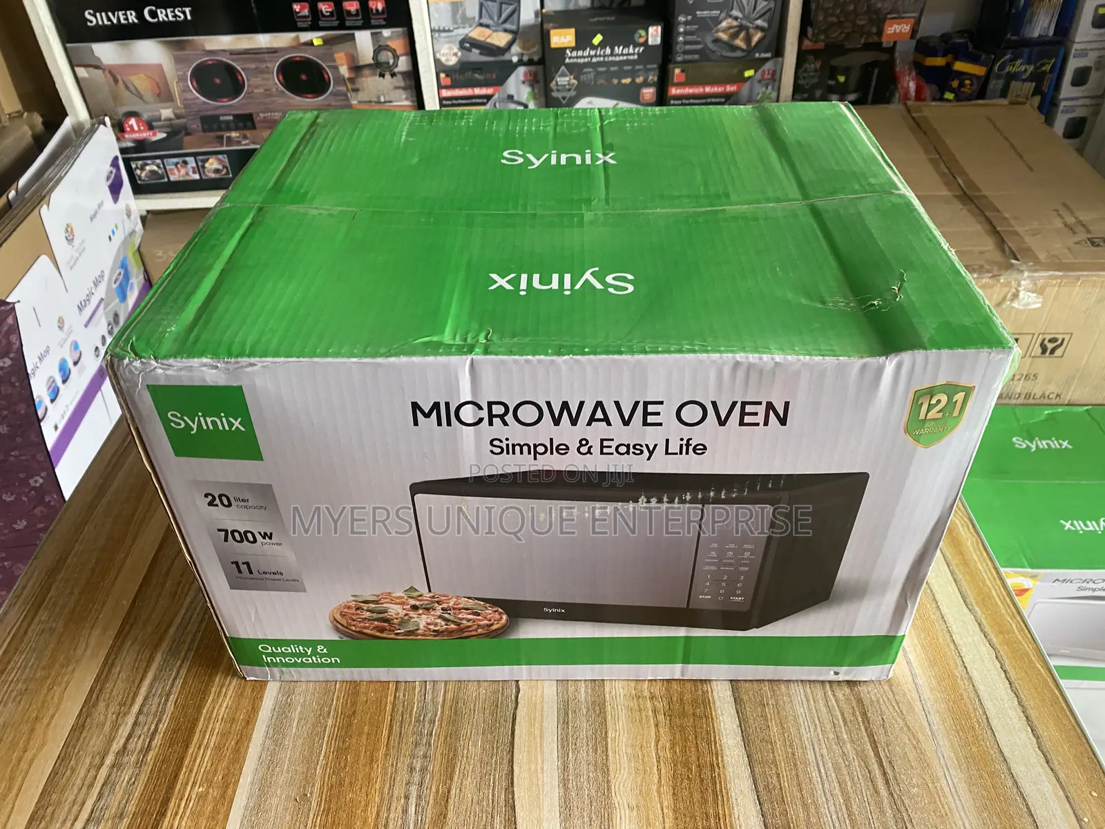Syinix 20l Digital Microwave Oven,11power Levels