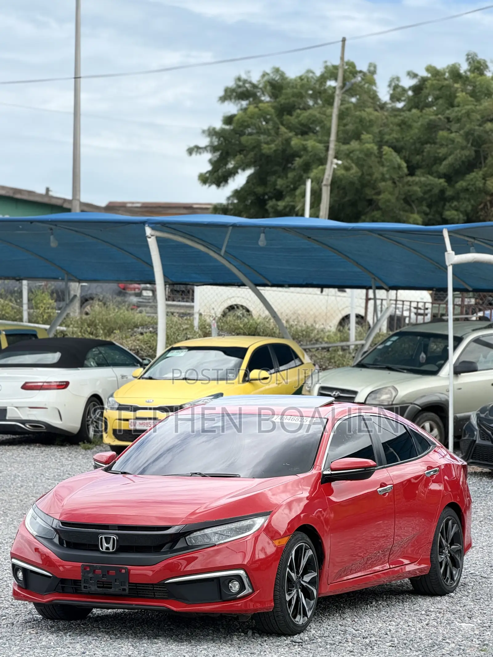 Honda Civic Touring Sedan 2020 Red
