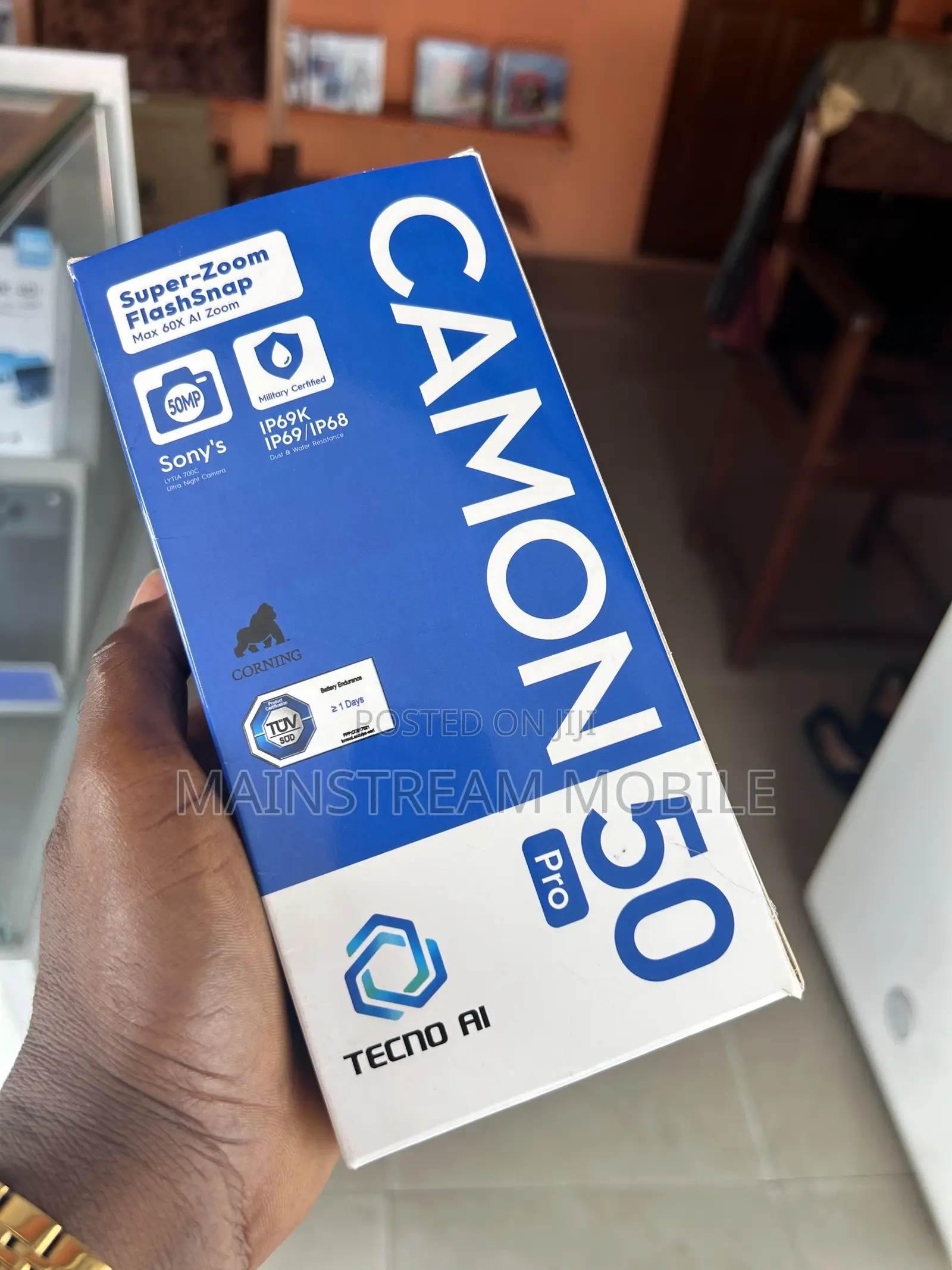 New Tecno Camon 50 Pro 256 GB Blue