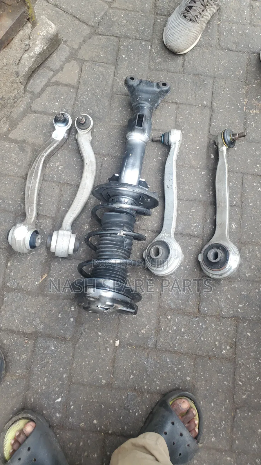 C250 Front Shock One Side and Low Arm Set