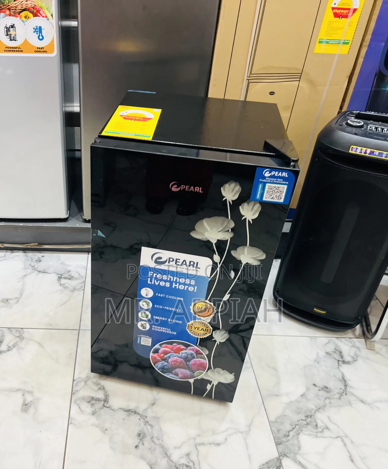 Purchase Pearl Single Door Table Top Fridge(Pf-109-2b)Glass Mirror.