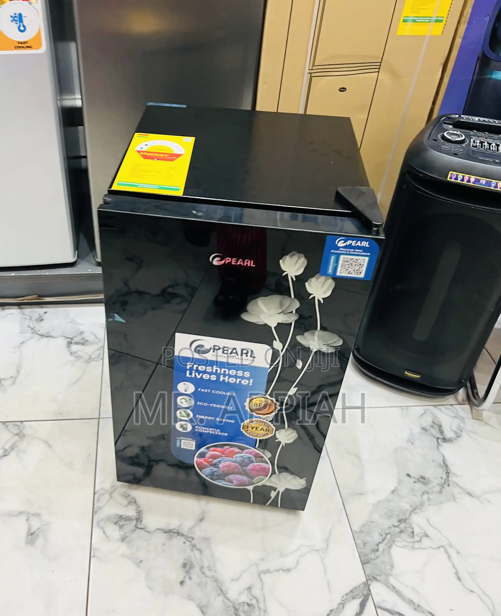 Order Pearl Pf-109-2b Single Door Table Top Fridge(80l)Glass.