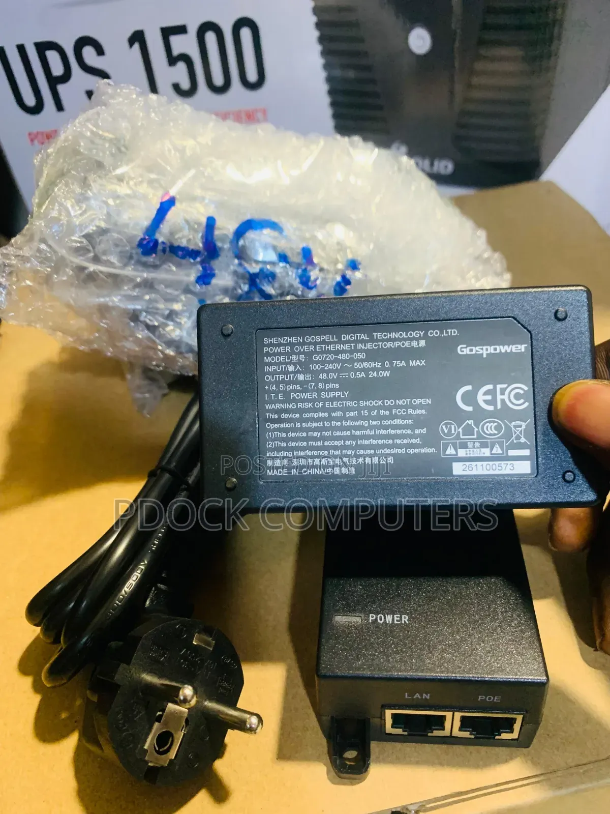 Gospower Poe Gigabit Injector 48v