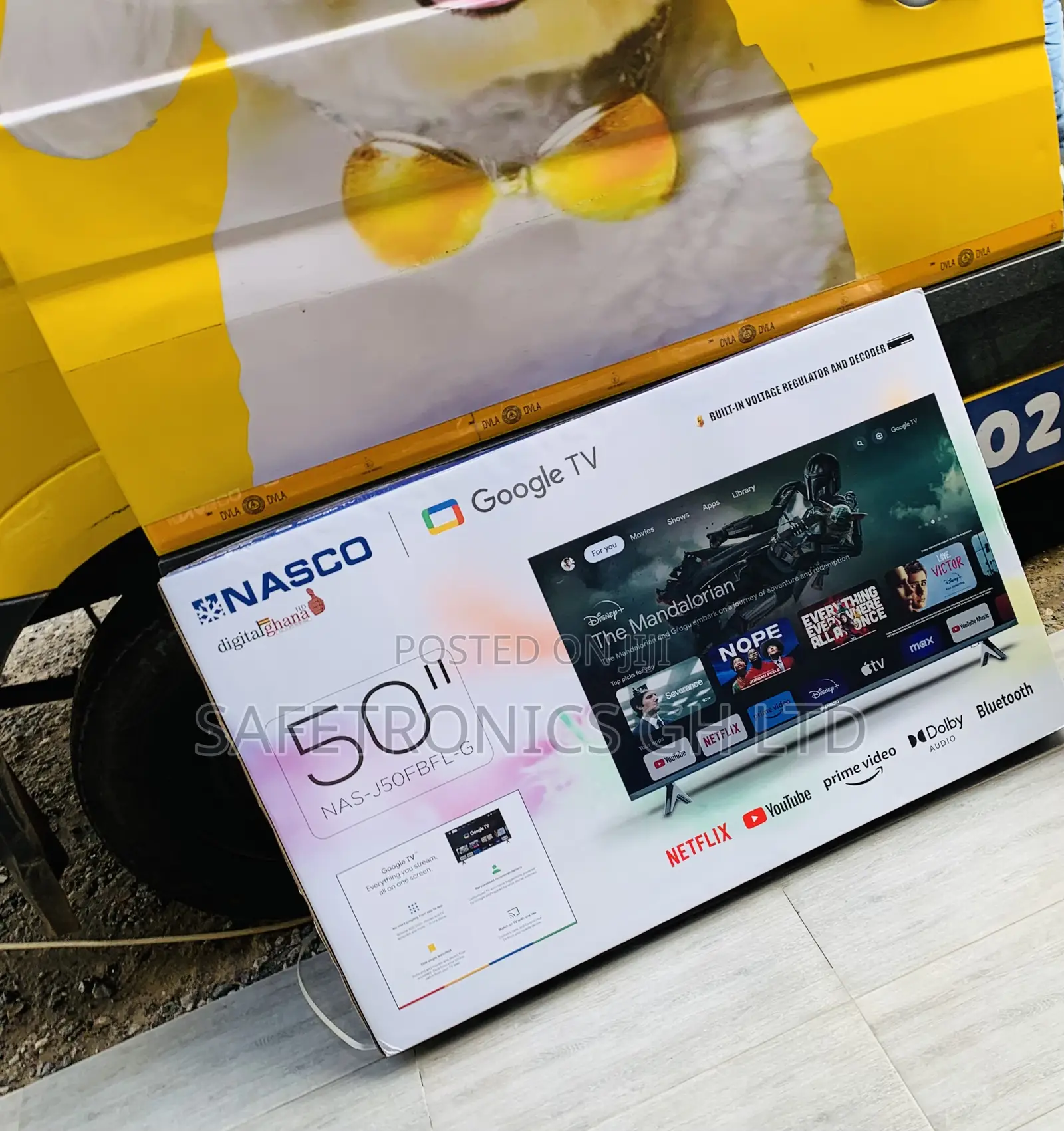 Secure Frameless Nasco 50" Uhd Smart Tv