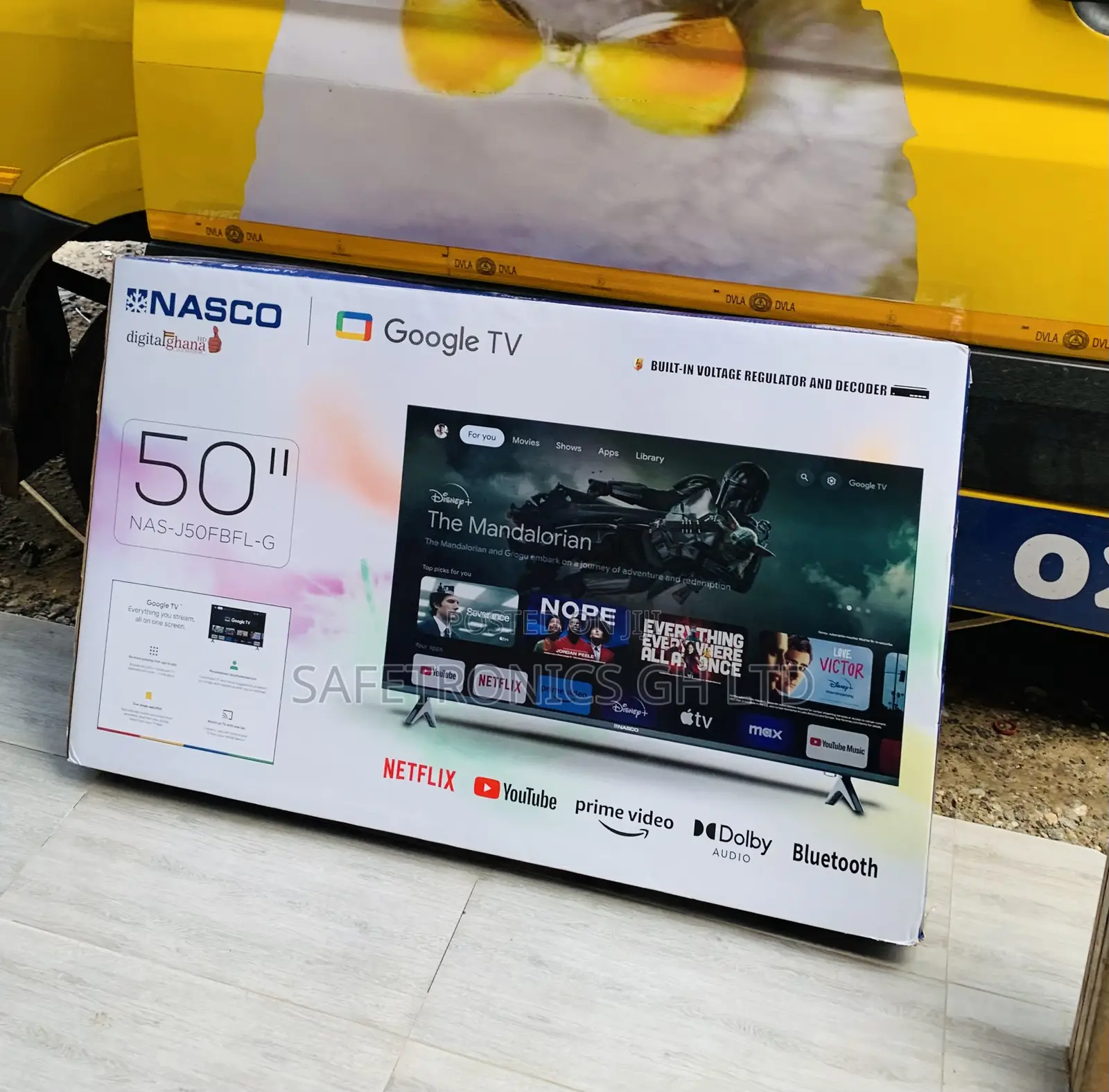 Choose Sleek Nasco 50" Uhd Smart Tv