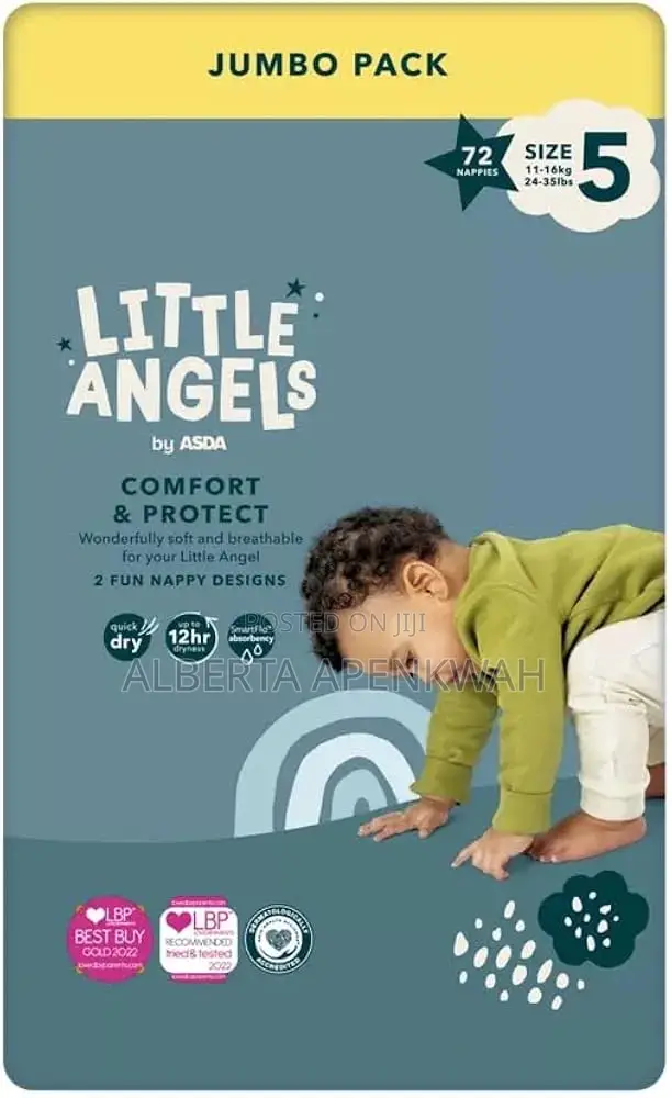Asda Little Angle Daiper Size 3-6+