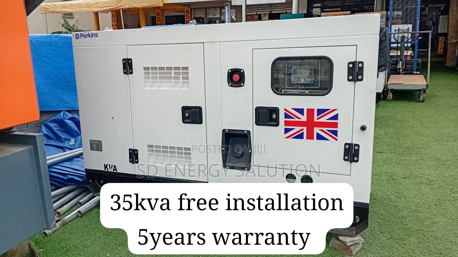 Perkins 35kva Silent Generator – Commercial Residential Use