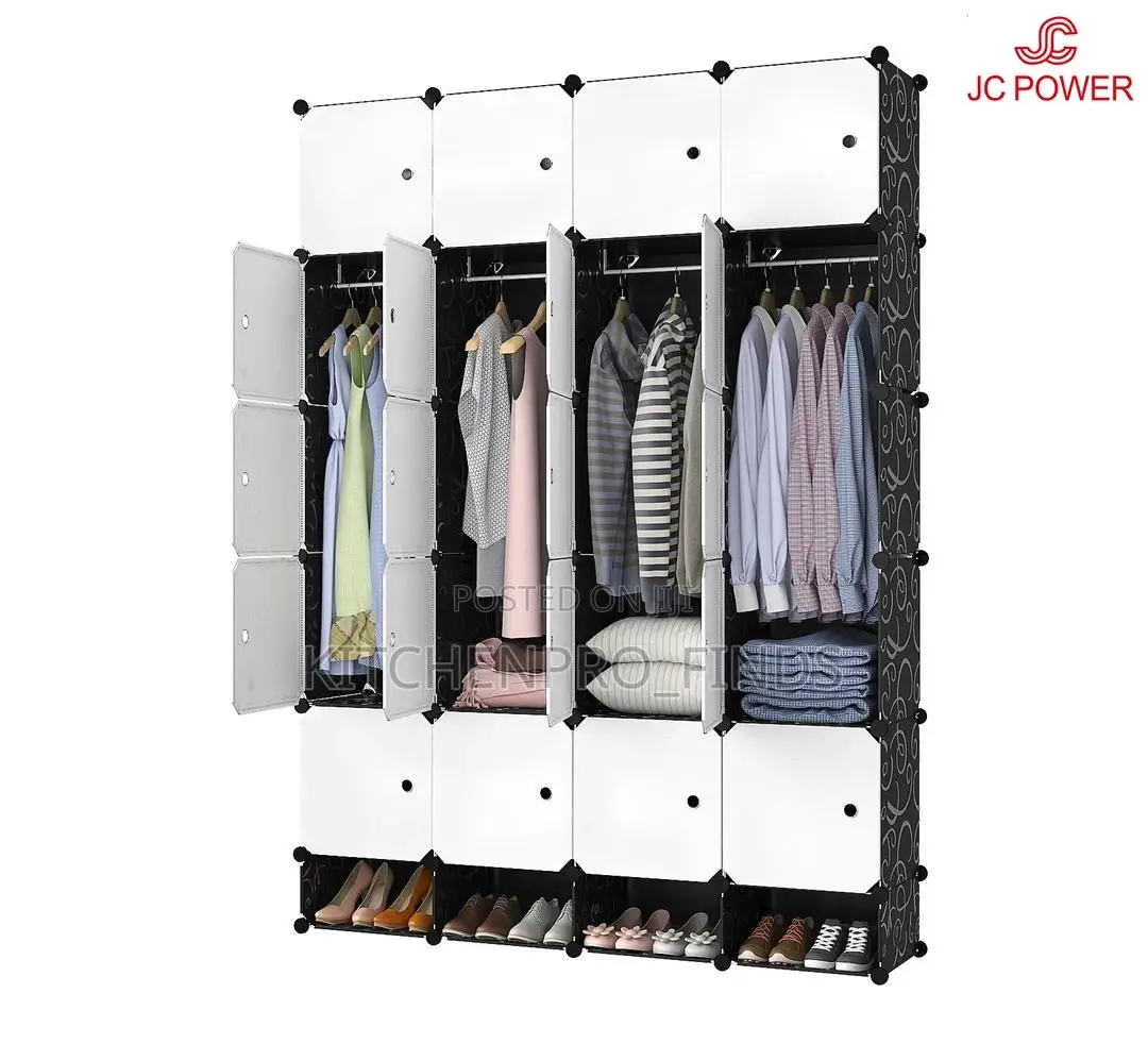 20 Cubes Plastic Wardrobe
