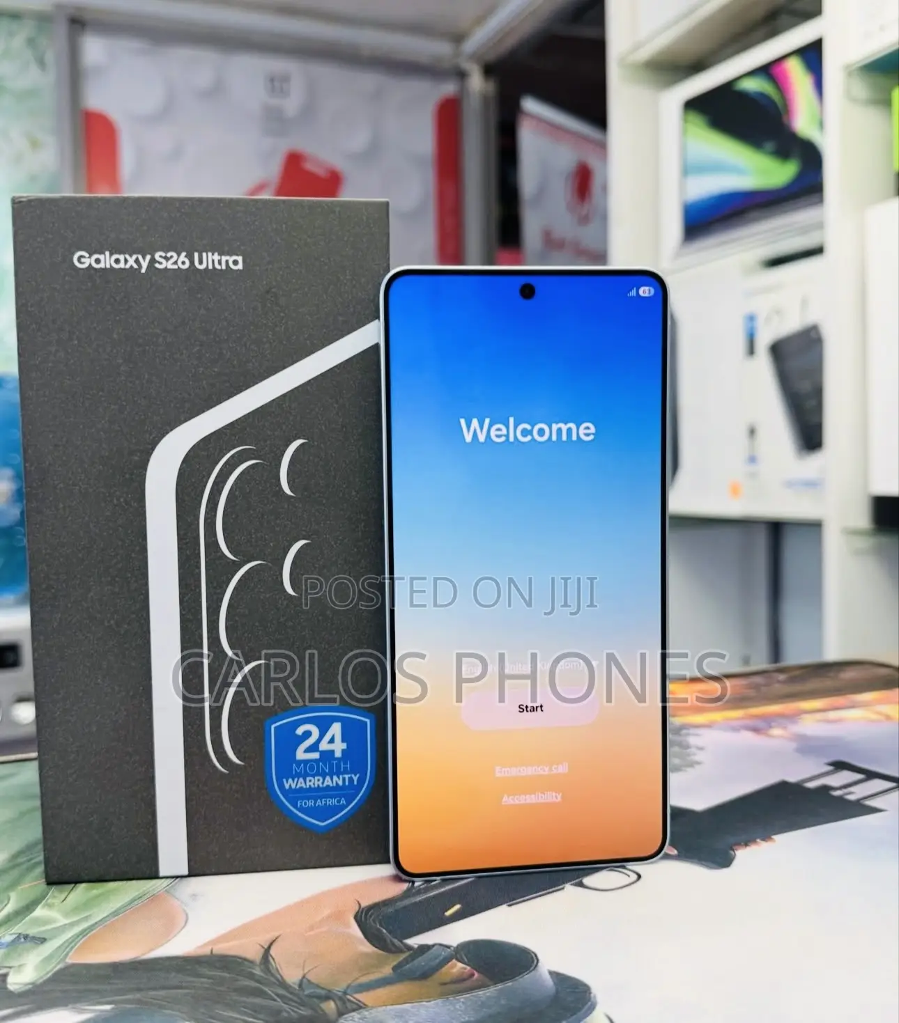 New Samsung Galaxy S26 Ultra 5G 1 TB Blue