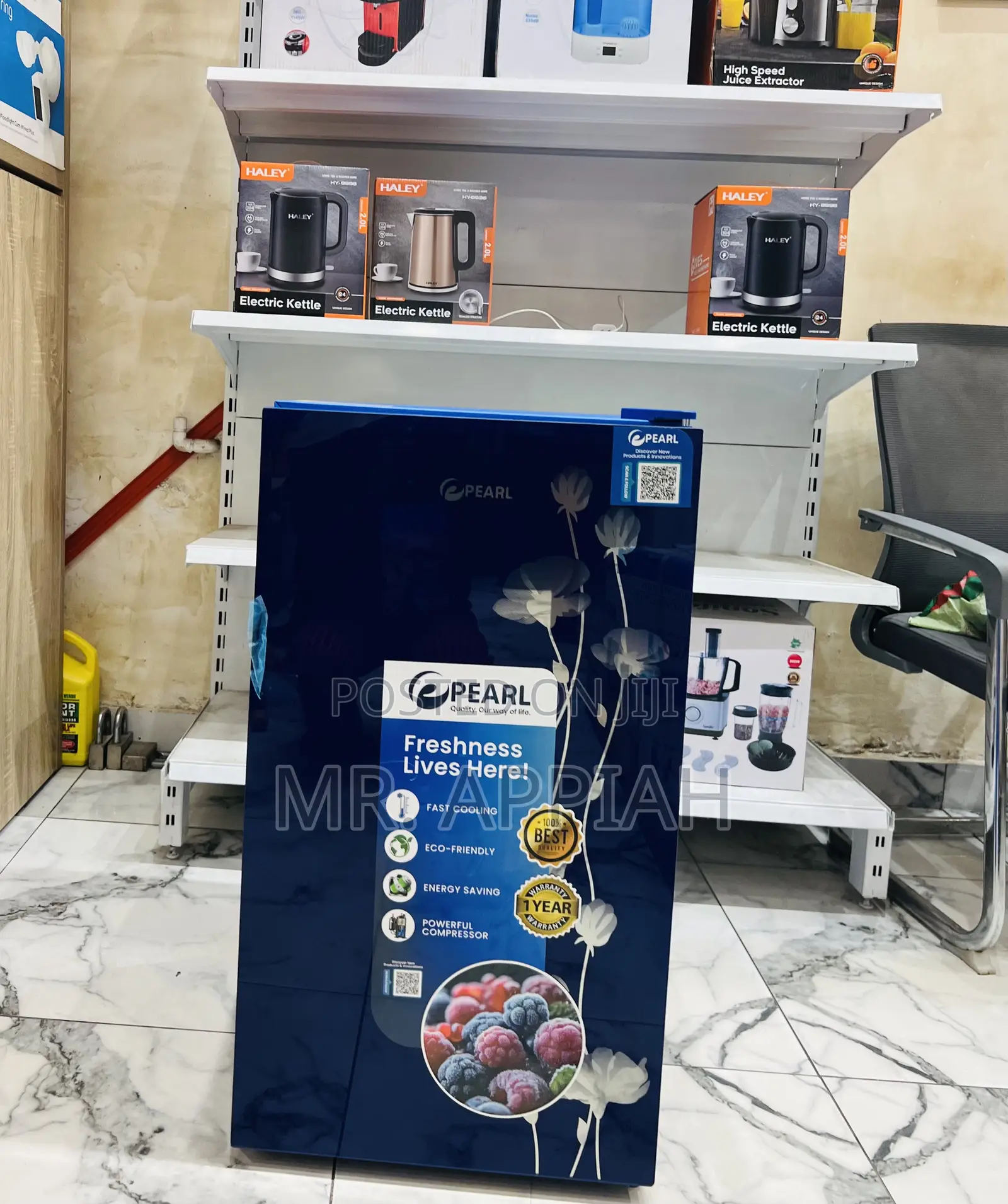 Fast Chilling Pearl 80liters Table Top Fridge(Pf-109-2b)Blue