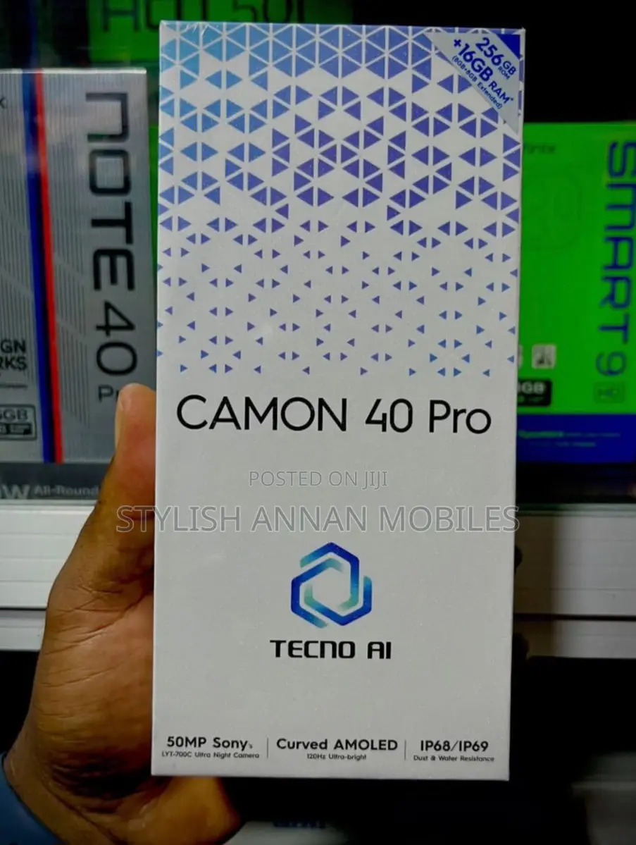 New Tecno Camon 40 Pro 5G 256 GB Gray