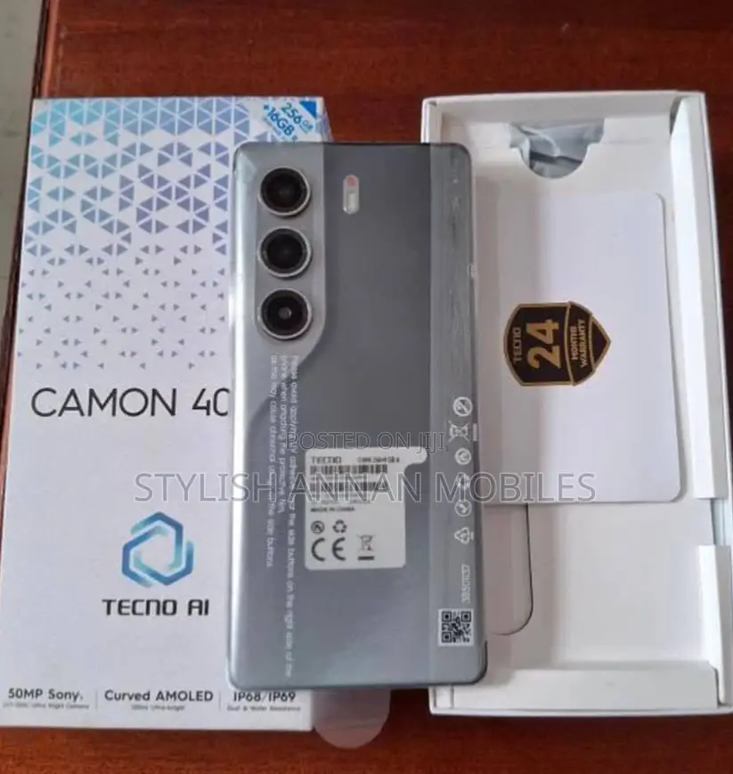 New Tecno Camon 40 Pro 5G 256 GB Gray