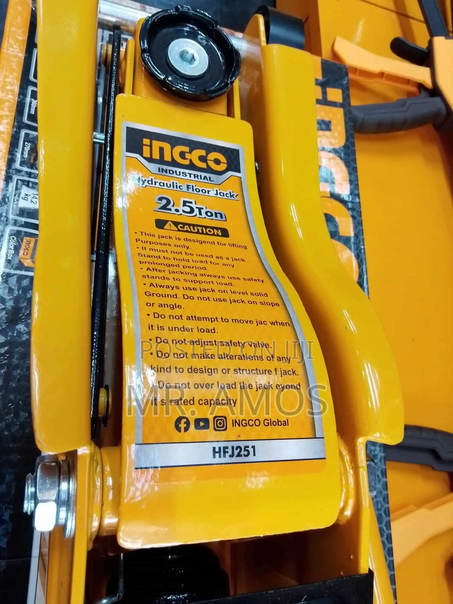 2.5ton Industrial Hydraulic Floor Jack - Hfj251