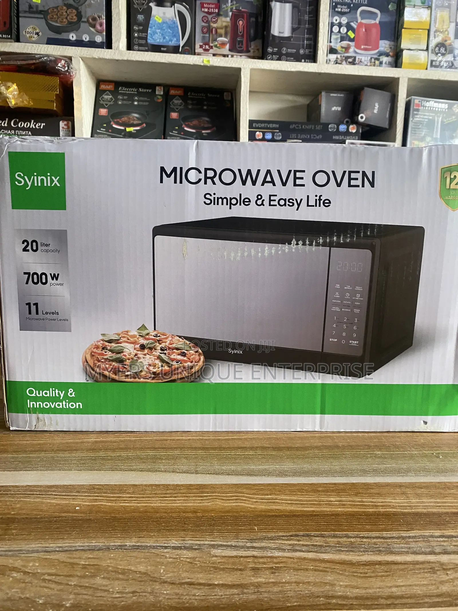 Syinix 20l Kitchen Microwave Oven(Digital)-Fast+Energy Saving