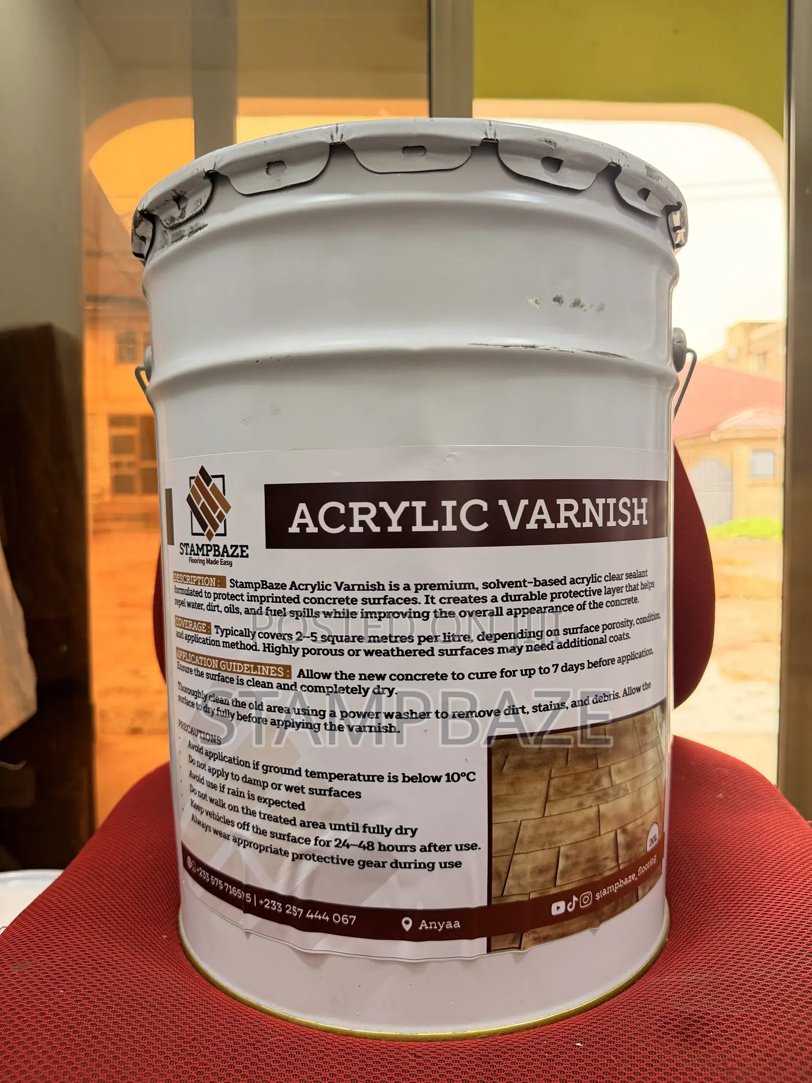 Varnish Polish Sealer for Stamp Concrete