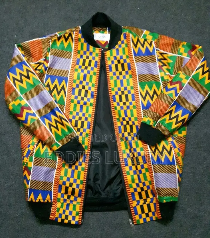 Exclusive African Print Men Bomber Jacket