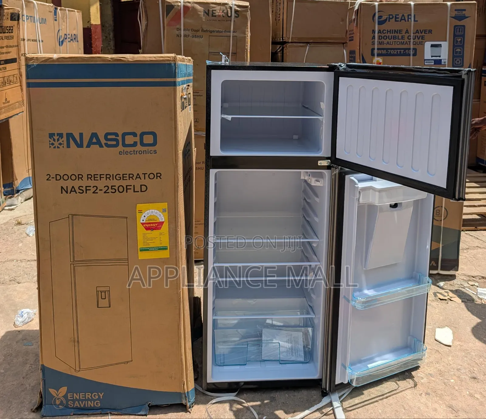 Nasco Fridge 210l With Dispenser