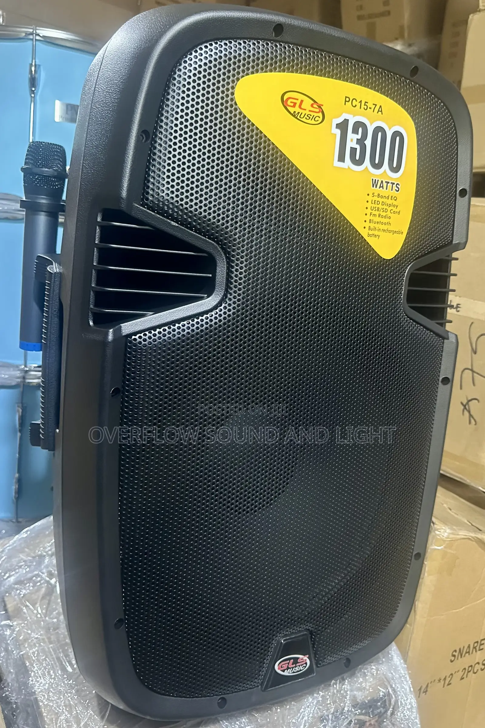 GLS Music Pc15 -7a Rechargeable Pa Speaker