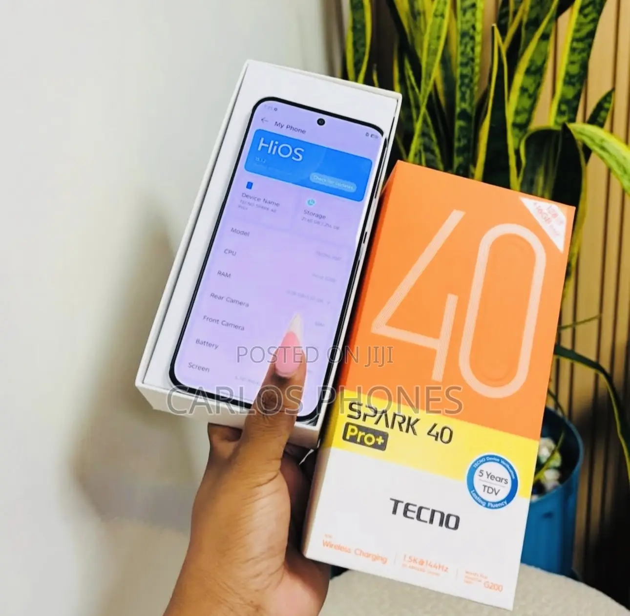 New Tecno Spark 40 Pro+ 256 GB White