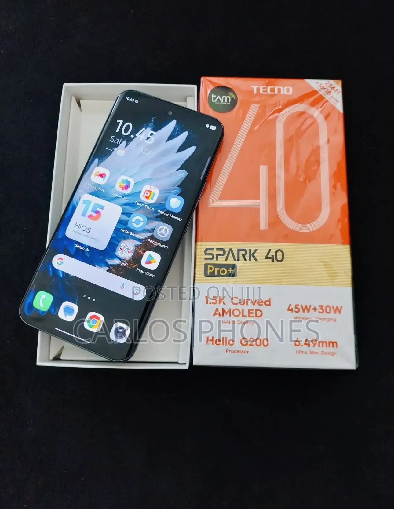 New Tecno Spark 40 Pro+ 256 GB Blue