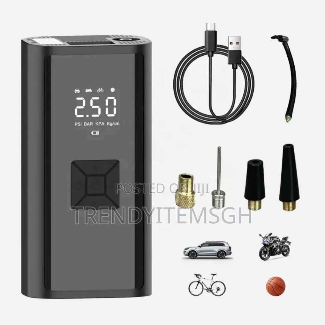 120w Air Compressor Digital Display Tyre Inflatable Pump