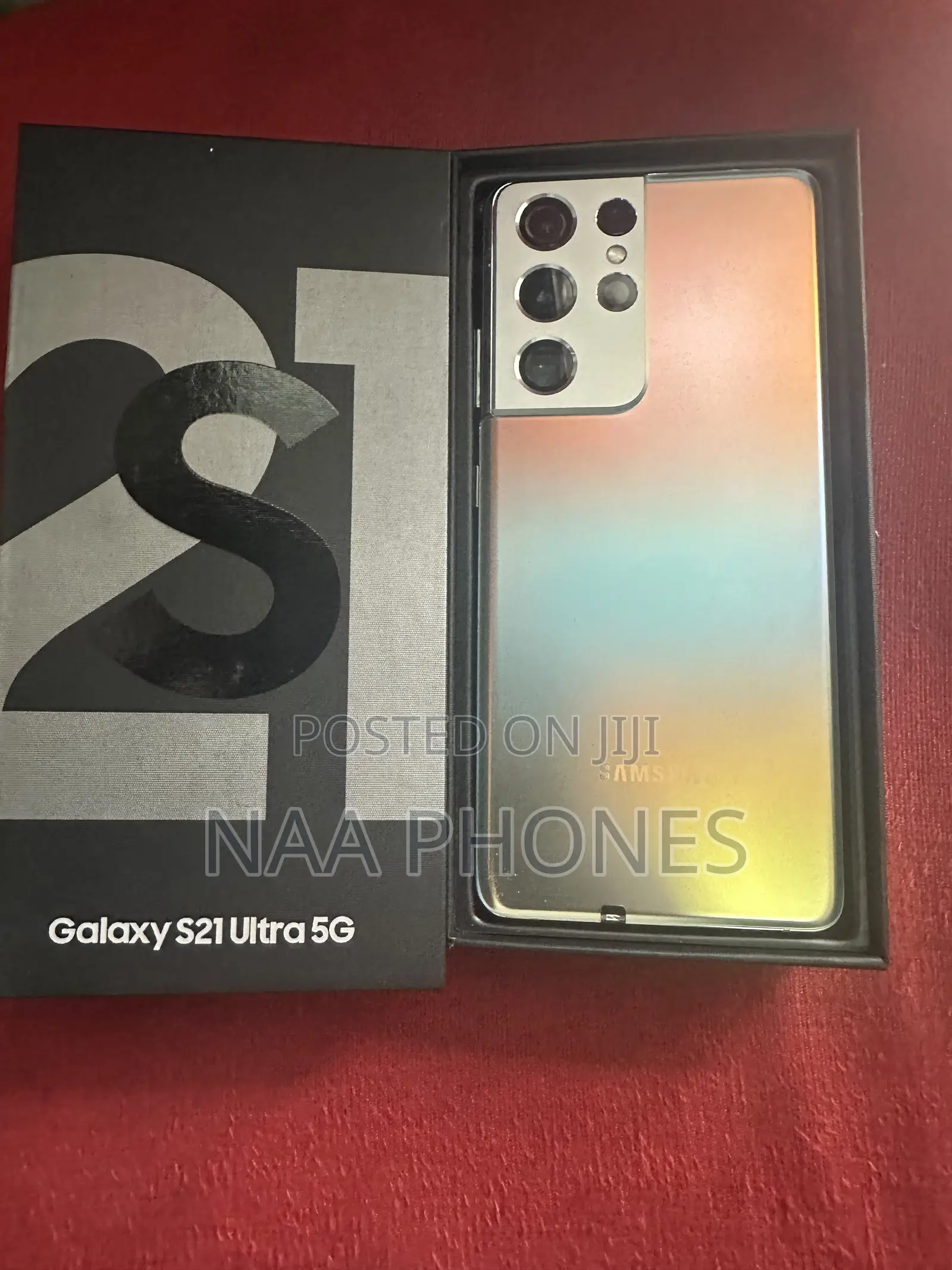 New Samsung Galaxy S21 Ultra 5G 128 GB Silver