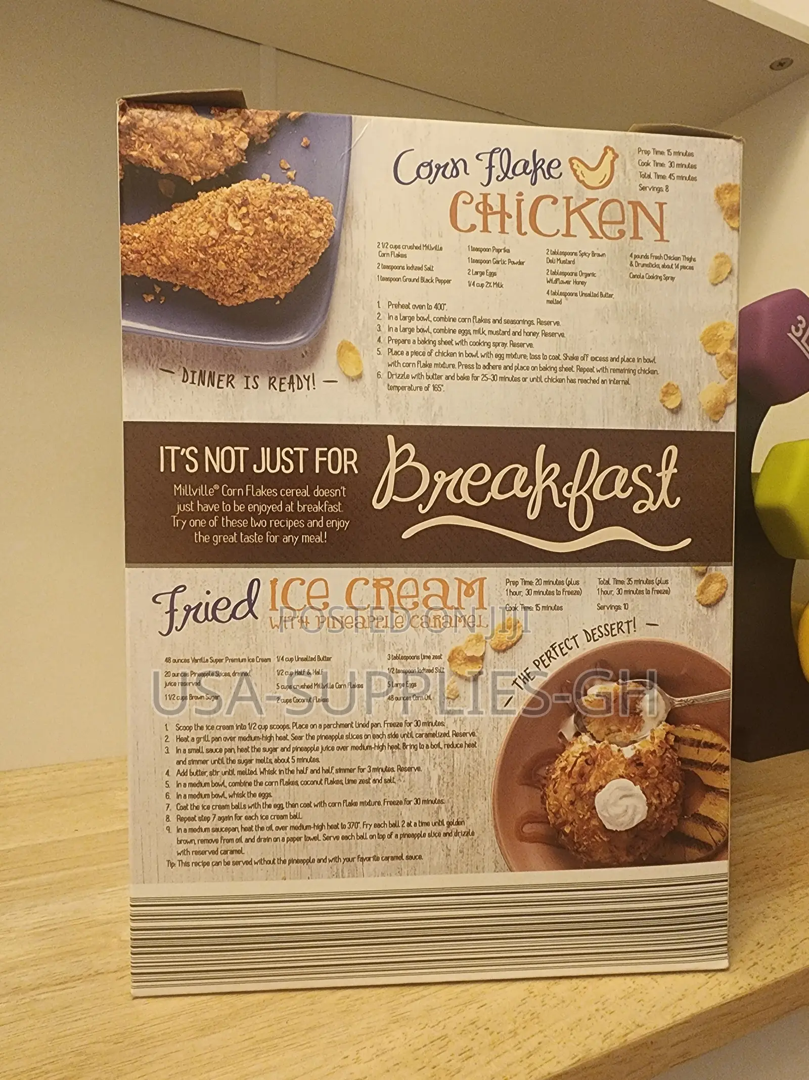 Millville Corn Flakes 
18 Oz (510g) From Usa, Aldi Store