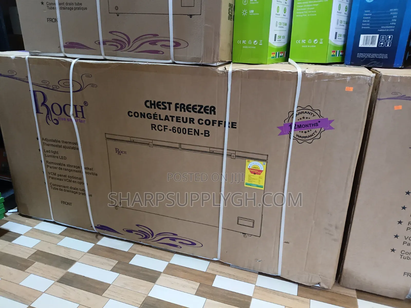 Roch 508l Jumbo Commercial Chest Freezer
