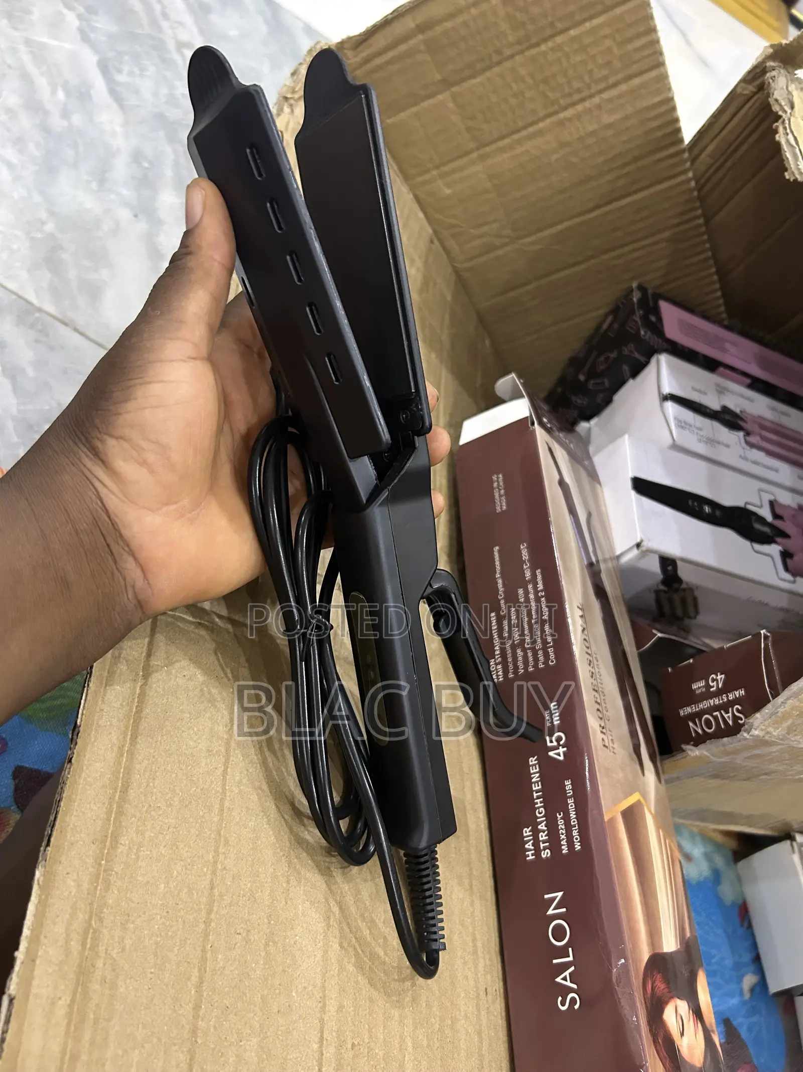 2 In 1 Hair Straightener, Curler And Steamer For All Hair Types