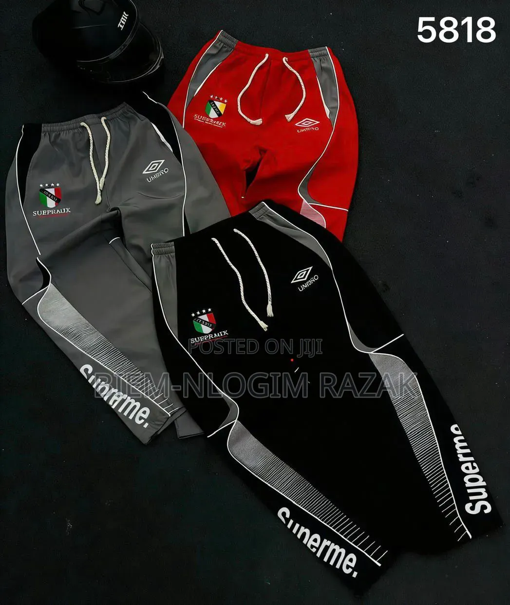 Original Supreme and Rhude Parker Joggers Available in Stock