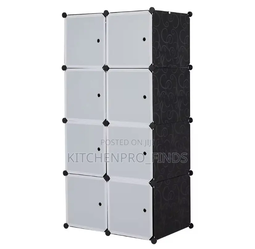8 Cubes Plastic Wardrobe