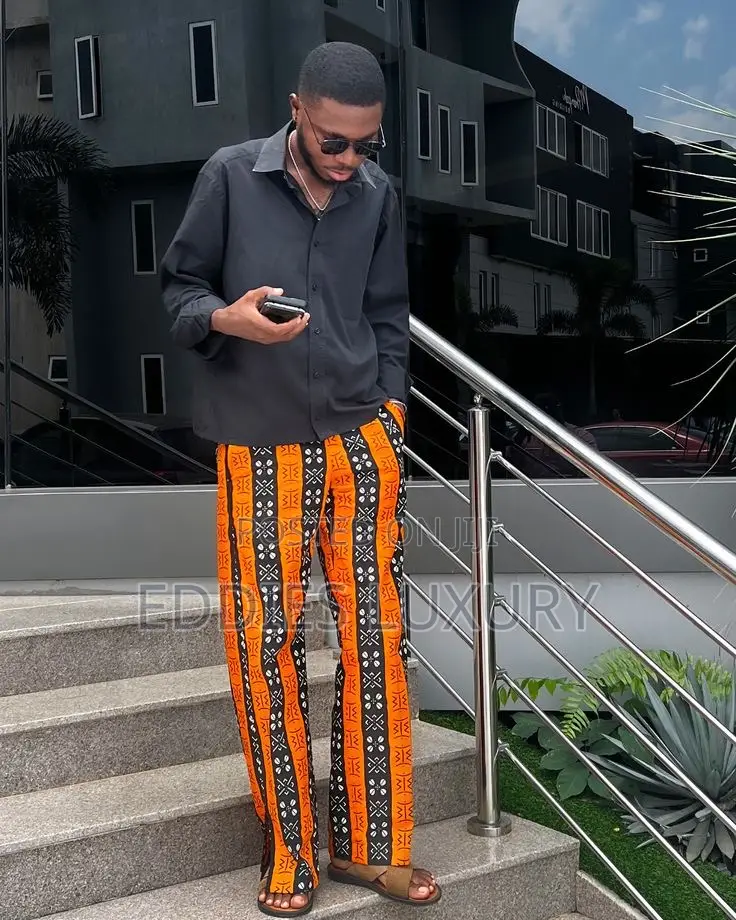 Exclusive African Print Cargo Pants