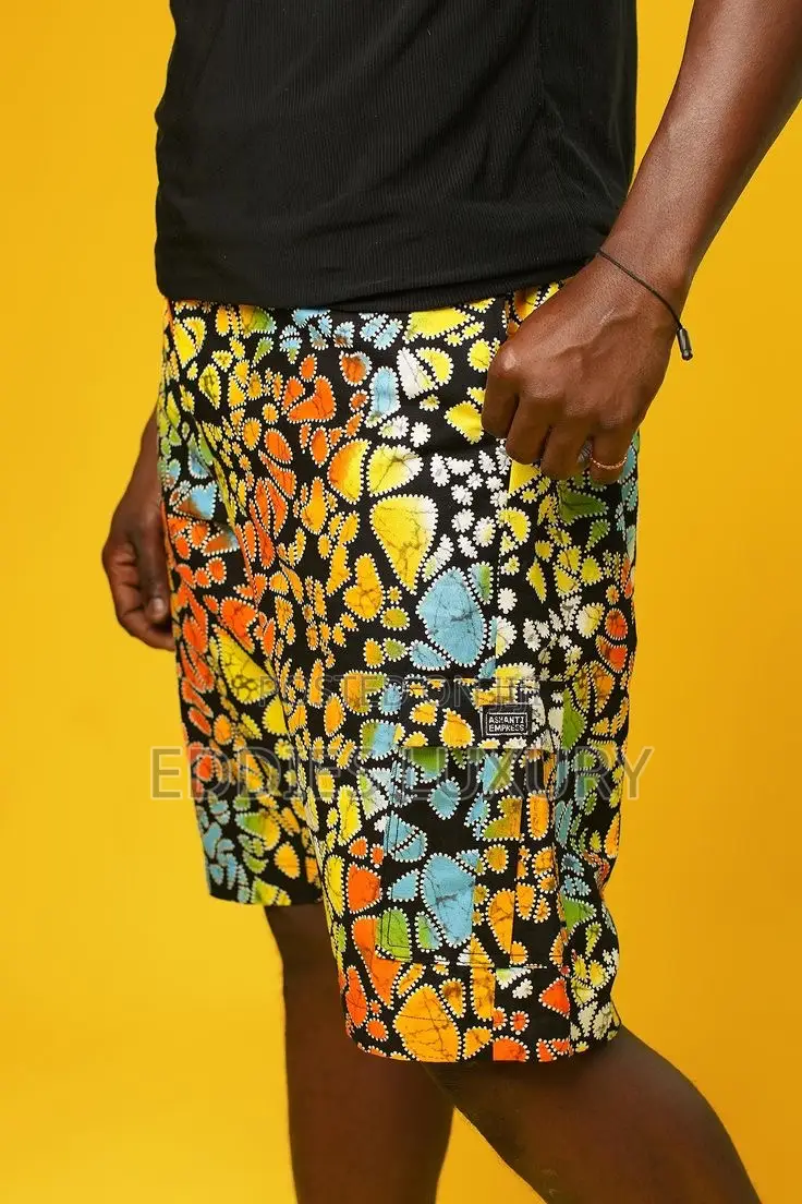 Distinctive African Print Men Shorts