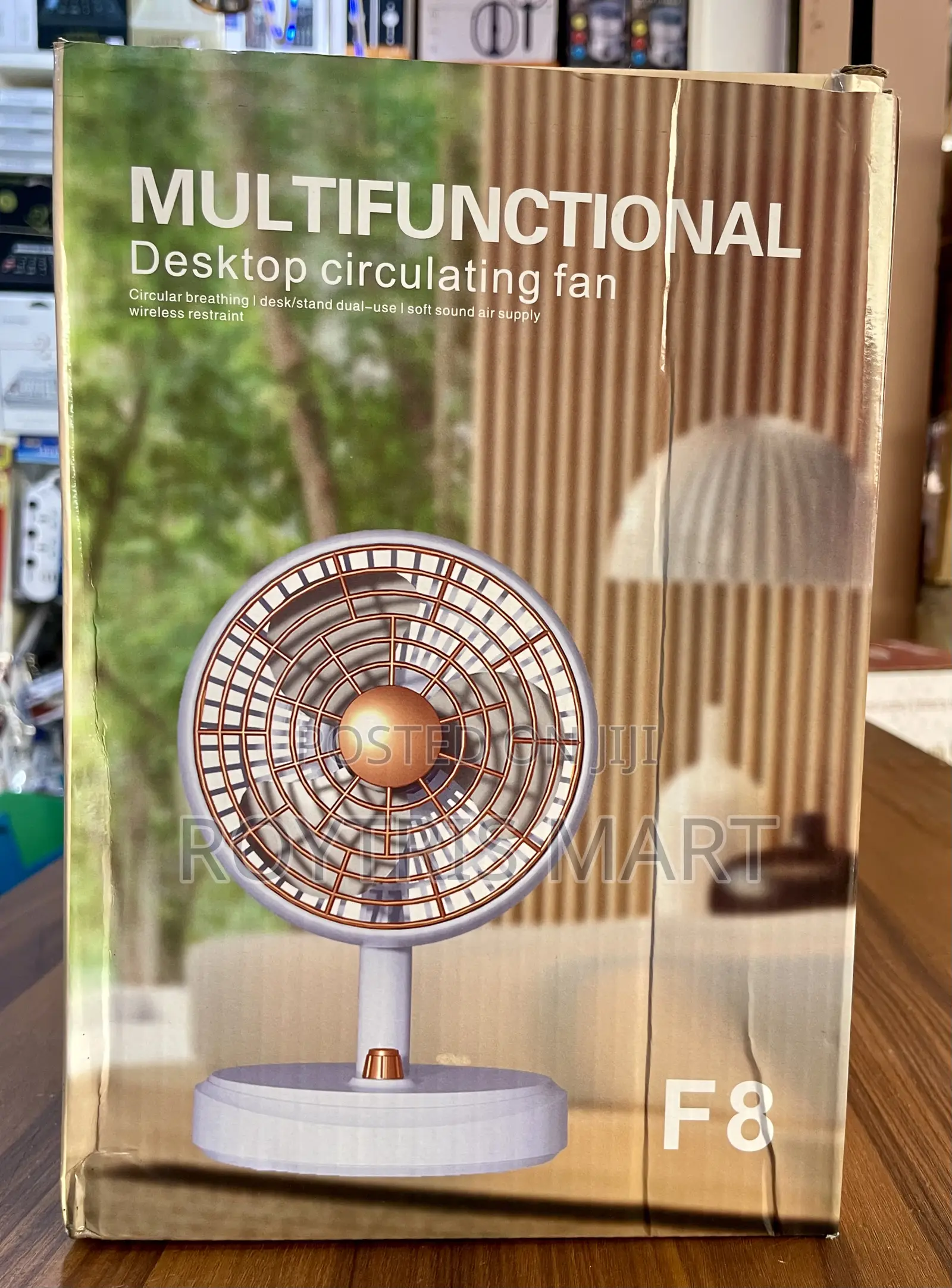 Portable Rotating Rechargeable Desktop Fan