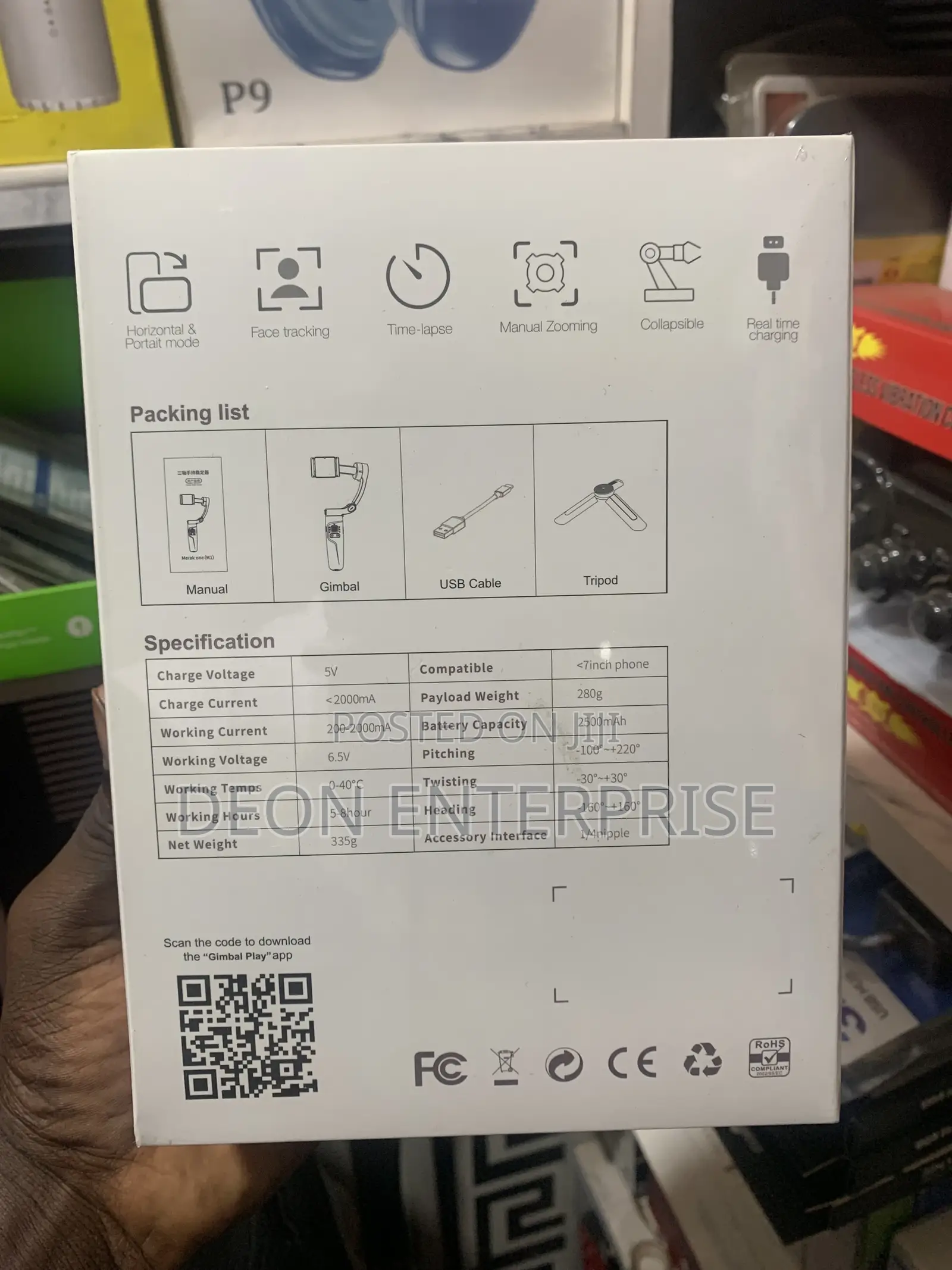 Smartphone Ultra Stabilizer Gimbal