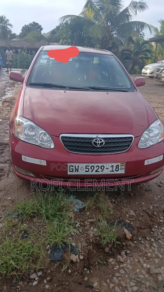 Toyota Corolla 2008 Red