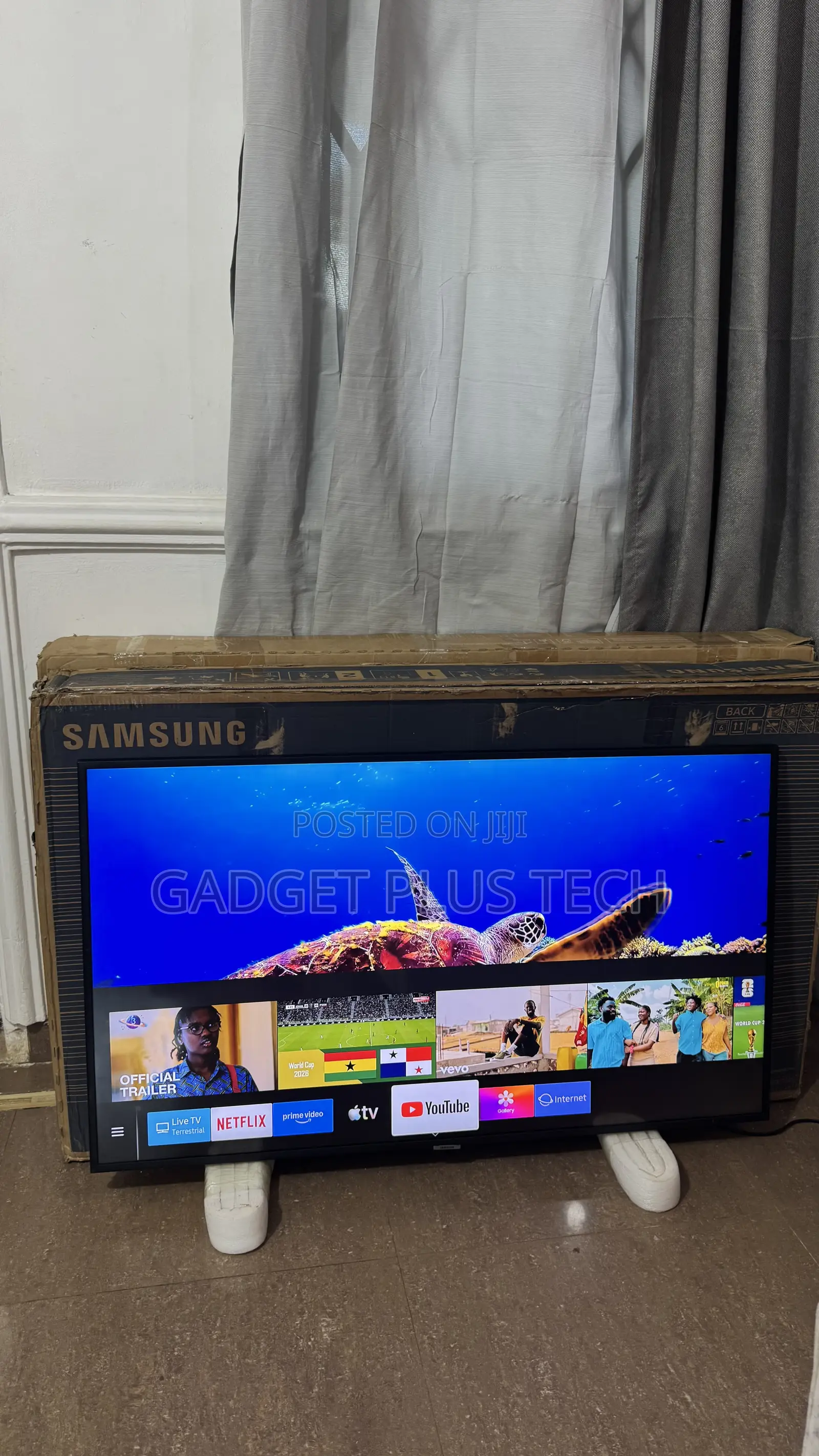 Home Used 50” Samsung Uhd Smart Tv (Free Delivery)